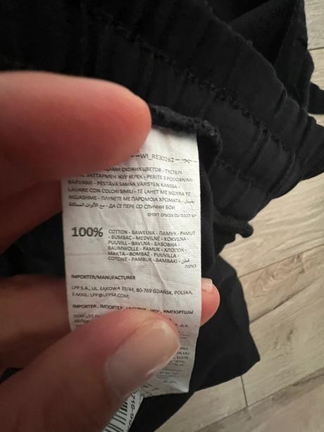 Čierne široké nohavice, reserved,s