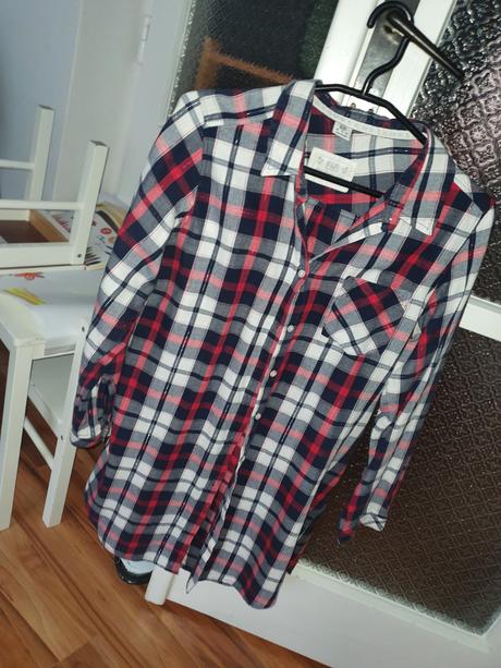 Predlzena košeľa lacno sm, f&f,m