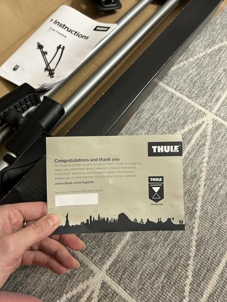 4x thule 532 freeride, strešný nosič na bicykle, 