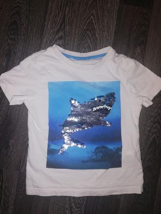 Tričko pretáčacie flitre 104/110, h&m,110