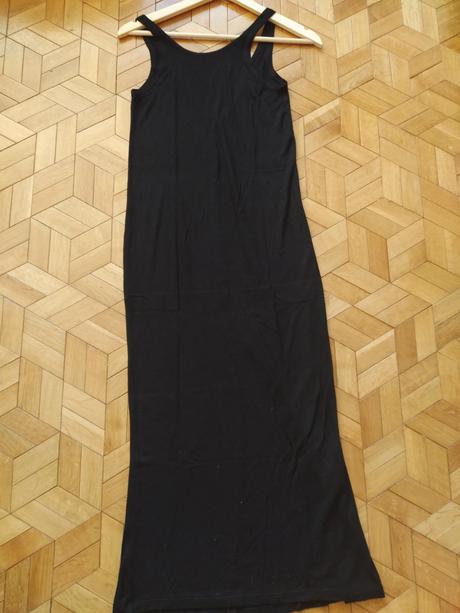 Čierne dlhé šaty., monak,xs