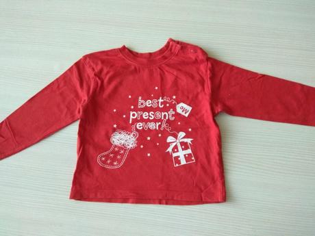 Červene vianočné tričko, cherokee,86