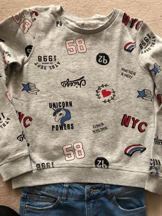 Mikina, tričko, rifle, 122–134