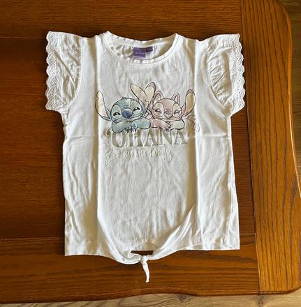 Tričko stitch s madeirovými rukávmi, disney,122