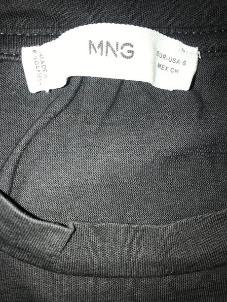 Čierne tričko mango, mango,s