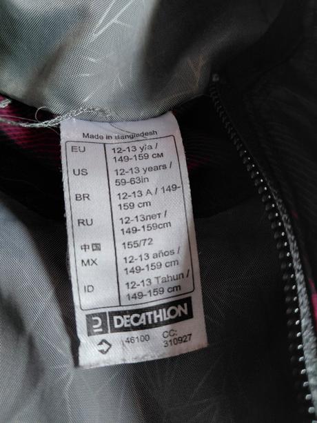 Bunda d, decathlon,152