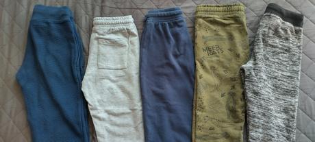 5ks teplákov-vel.116-128cm, 122–134