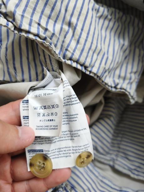 Bavlnene chinos boomerang sweden w33 l32, m