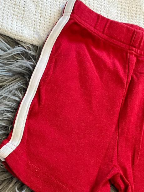 Chlapčenské šortky červeno biele george (74-80), george,74