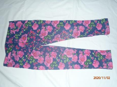 Legíny s kvetinkami teplé, mac,110