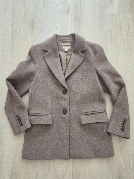 Vlnene sako (kabat), h&m,36