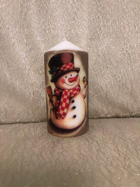 Vianocna sviecka, 14 cm,