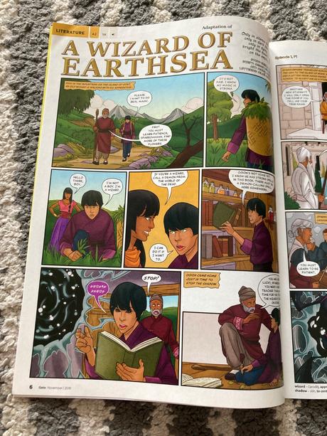 Mix anglických časopisov a mapa, 