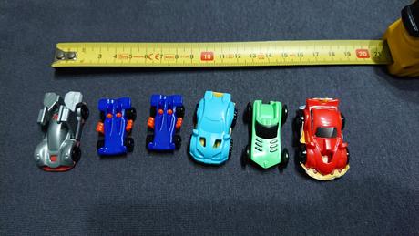 6ks mini auticka (cena spolu), 