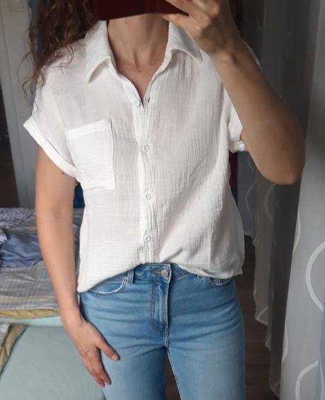 Blúzka mušelinová, s