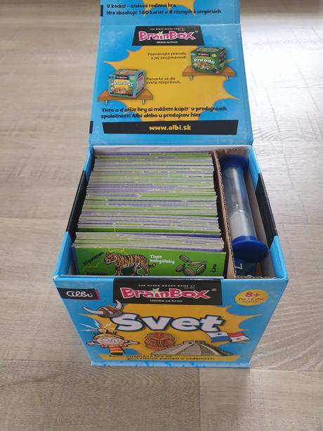 Spolocenska hra brainbox svet, 