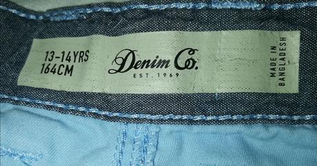 Šortky 164 /170, denim,164