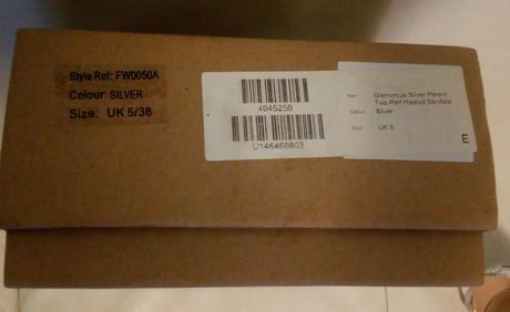 Strieborné glamorous sandálky, 38