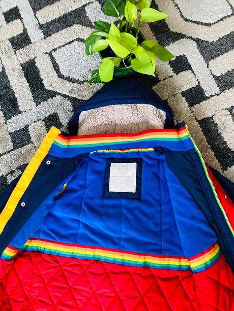 Nádherná zimná bunda zn.little bird vel.134/140, 134