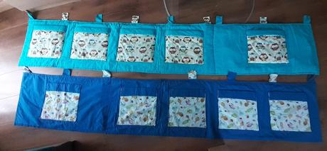 Vreckár / zástena / mantinel k posteli, šírka (cm): 50