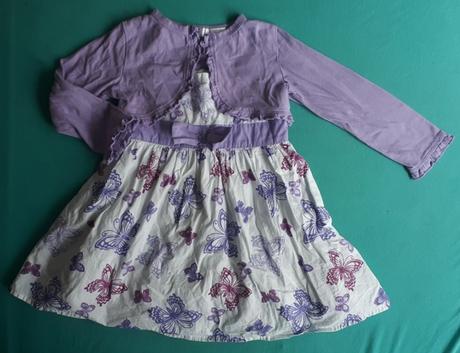 Fialove saty s bolerkom, 98