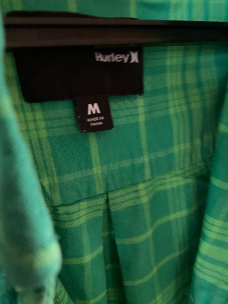 Bavlnená káro košeľa hurley v. m, m