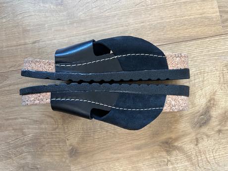 Dámske kožené šľapky milami veľ. 41, 41