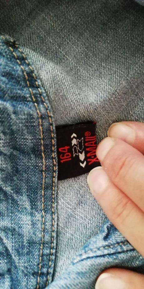 Dievčenská rifľová košeľa., 164