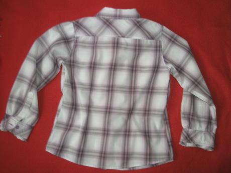 Dievčenská károvaná košeľa zn. h&m veľ. 116-122, h&m,116