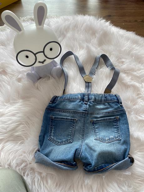 Riflove kraťasy na traky, h&m,80