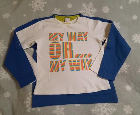 Pyžamkový vrchný diel + tričko grátis, 140