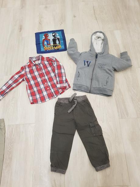 Zimné veci pre chlapca veľkosť 104, 104–116