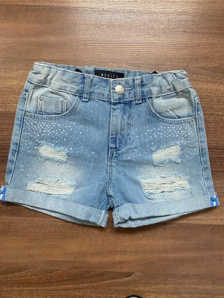 Riflove sortky s kamienkami, mohito,122