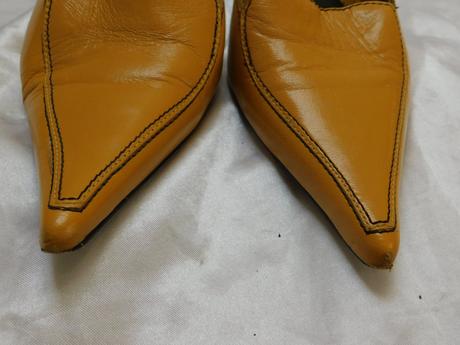 Claudina chic luxusne kožene šlapky, 36