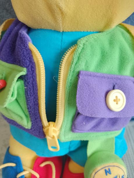 7 dielny didaktický macko námorník geoffrey 32 cm, 