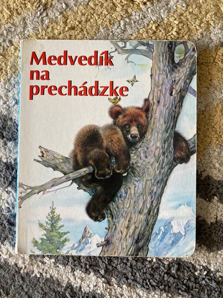 Veselé šteniatka a medvedík na prechádzke, 