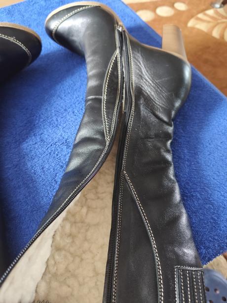 Dámske zimné celokožené čižmy, 40