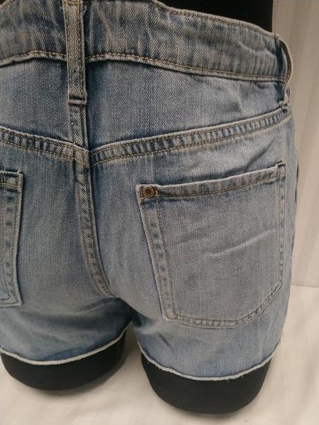 Dievčenské riflové šortky na traky, denim, 152-158, denim,158