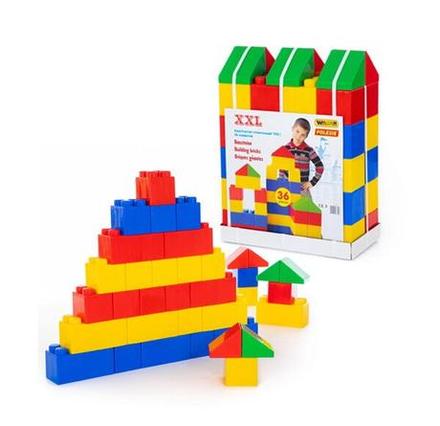 Wader stavebnica veľké kocky xxl 36ks,