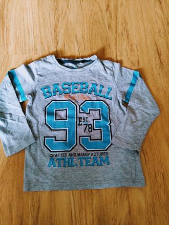 Šedé tričko s potlačou, palomino,116