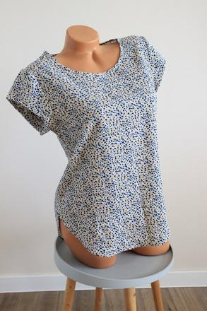 Modro žltý top, only xs, only,xs