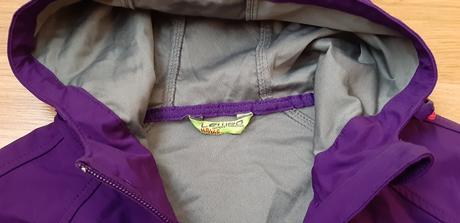 Fialová softshellová vetrovka 140/146, lewro,140