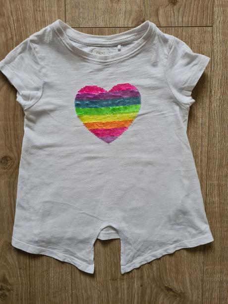 Tricko a otocnymi flitrami, next,116