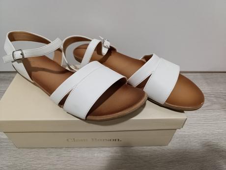 Biele sandále ccc, 42