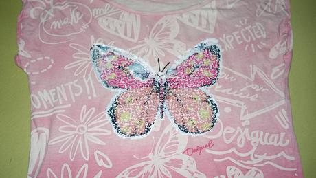 Tricko s flitrikmi desigual, desigual,164