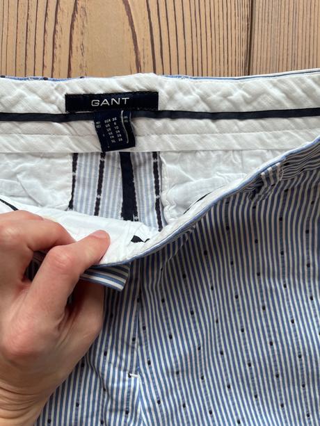 Pruhované šport./elegantné šortky - gant, gant,s