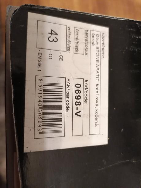 Pracovné topánky, 43