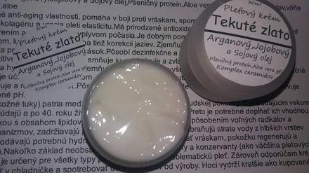 Pleťový krém tekuté zlato,