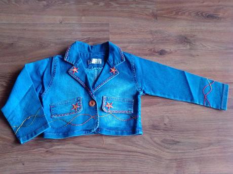 Rifľová bundička krátka/bolerko, 116