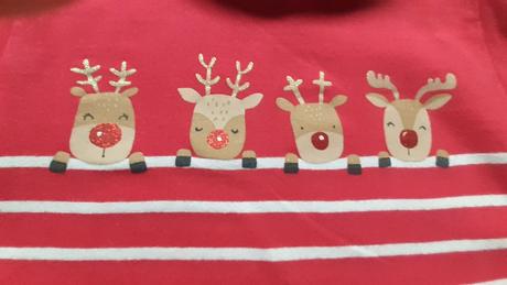Tričko vianočné 98/104, f&f,98